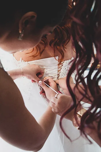 Bride prep